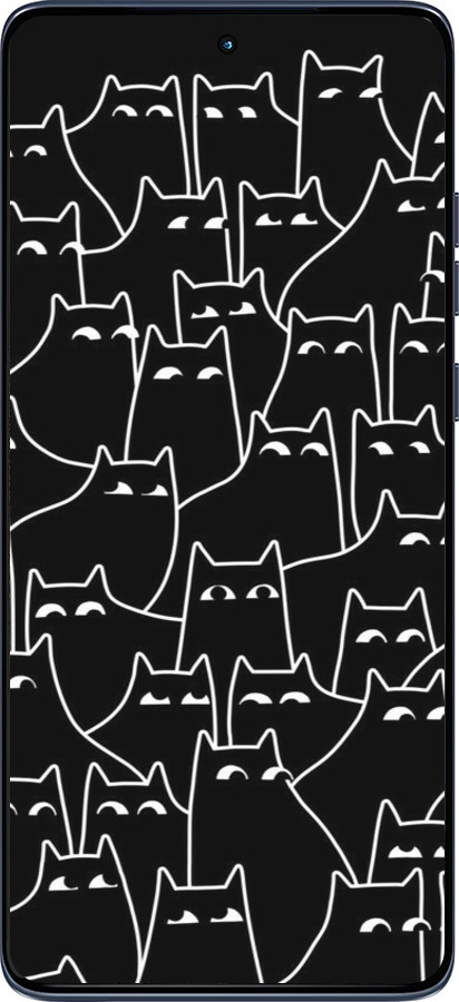 Силіконовий чехол Із зображенням кішок для Motorola Edge 60 Fusion 5G - 6470u-4021 изображение 