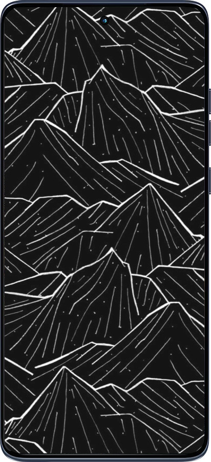 Силіконовий чехол Із зображенням Темних гір для Motorola Edge 60 Fusion 5G - 6489u-4021 изображение 