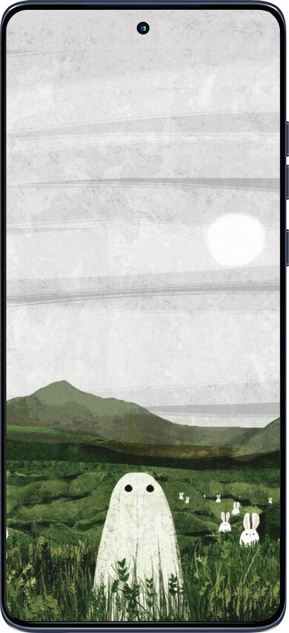 Силиконовый чехол Привидение для Motorola Edge 60 Fusion 5G - 6492u-4021 изображение 