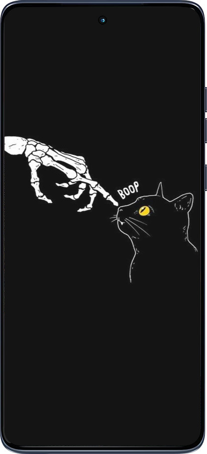 Силиконовый чехол Кошка для Motorola Edge 60 Fusion 5G - 6505u-4021 изображение 