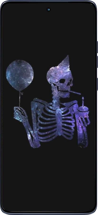 Силиконовый чехол Скелетное искусство для Motorola Edge 60 Fusion 5G - 6536u-4021 изображение 