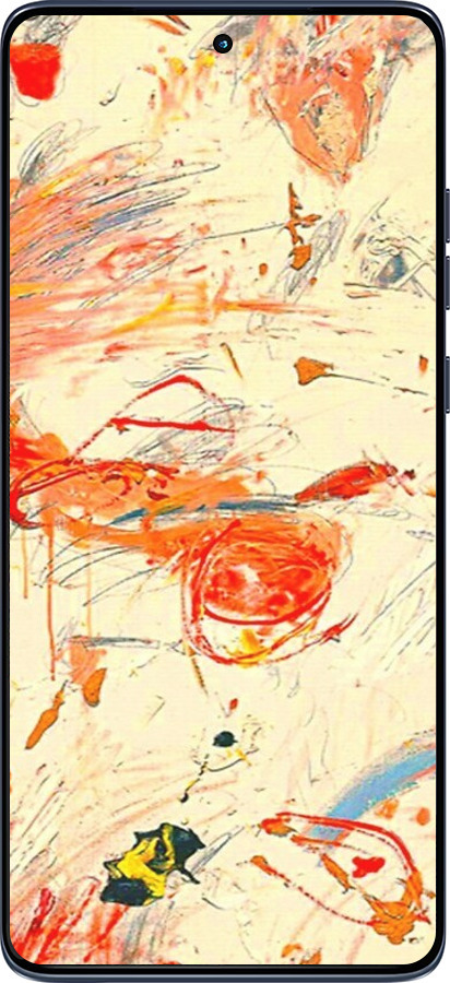 Силіконовий чехол Динамічна картина з хаотичними мазками для Motorola Edge 60 Fusion 5G - 6540u-4021 изображение 