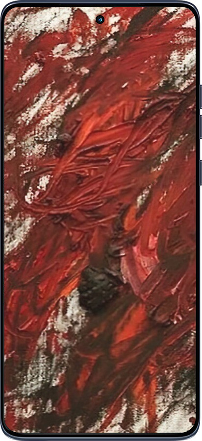 Силіконовий чехол Абстрактна композиція в червоних тонах для Motorola Edge 60 Fusion 5G - 6541u-4021 изображение 