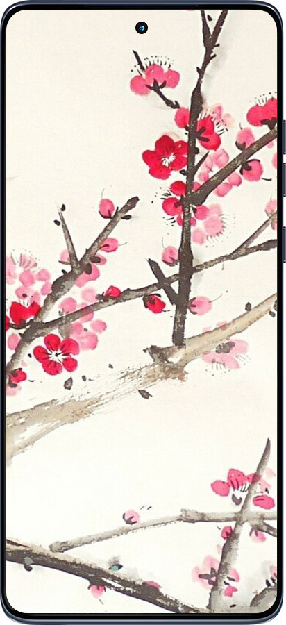 Силіконовий чехол Принт із зображенням цвітіння сакури для Motorola Edge 60 Fusion 5G - 6545u-4021 изображение 
