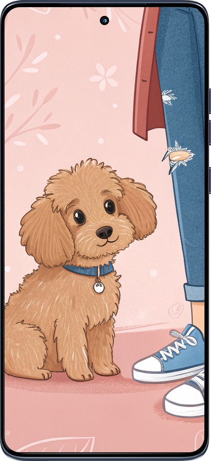 Силиконовый чехол Мальтипу 3 для Motorola Edge 60 Fusion 5G - 6706u-4021 изображение 