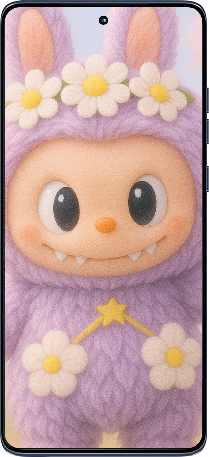 Силиконовый чехол Лабубу 1 для Motorola Edge 60 Fusion 5G - 6709u-4021 изображение 