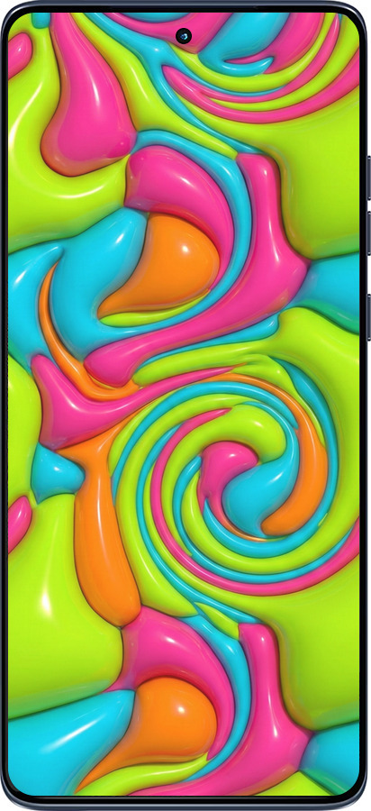 Силиконовый чехол Y2K Jelly Dream для Motorola Edge 60 Fusion 5G - 6780u-4021 изображение 