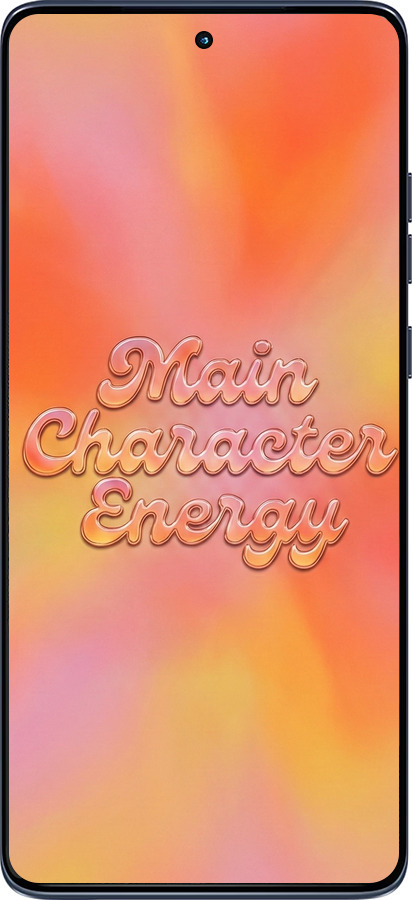 Силиконовый чехол Aura Gradient Main Character Energy Aesthetic Y2K для Motorola Edge 60 Fusion 5G - 6783u-4021 изображение 