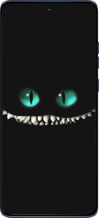 Силиконовый чехол Чеширский кот для Motorola Edge 60 Fusion 5G - 689u-4021 изображение 