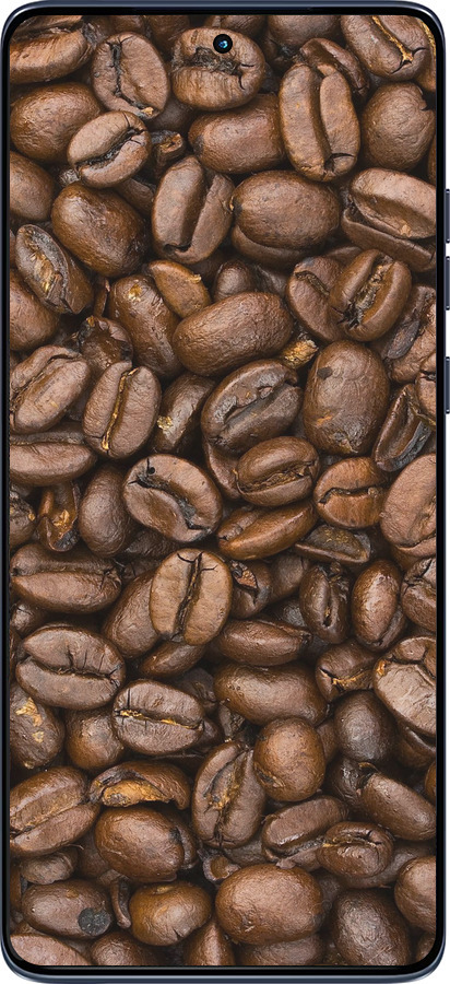 Силиконовый чехол Зёрна кофе для Motorola Edge 60 Fusion 5G - 783u-4021 изображение 