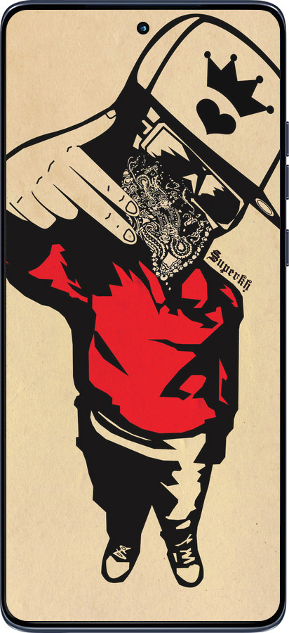 Силиконовый чехол Swag. Super для Motorola Edge 60 Fusion 5G - 808u-4021 изображение 