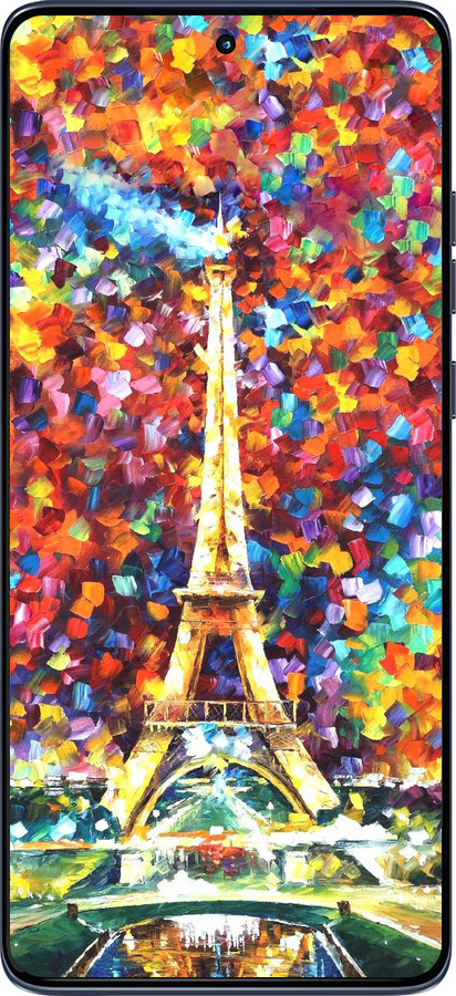 Силіконовий чехол Париж для Motorola Edge 60 Fusion 5G - 830u-4021 изображение 