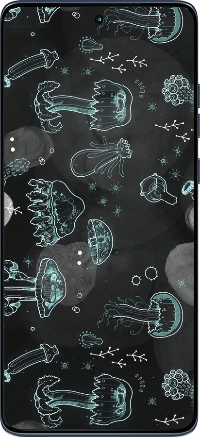 Силіконовий чехол Медузи для Motorola Edge 60 Fusion 5G - 906u-4021 изображение 