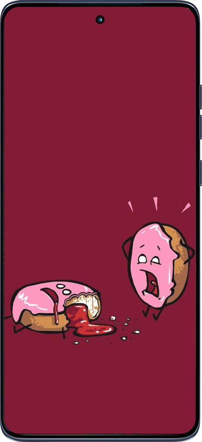 Силиконовый чехол Печенье для Motorola Edge 60 Fusion 5G - 911u-4021 изображение 