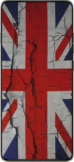 Силиконовый чехол Флаг Великобритании 2 для Motorola Edge 60 Pro 5G - 387u-4020 изображение 