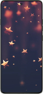 Силиконовый чехол Падающие звезды для Motorola Edge 60 Pro 5G - 3974u-4020 изображение 