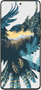 Силіконовий чехол Арт-орел на фоні природи для Motorola Edge 60 Pro 5G - 3983u-4020 изображение 