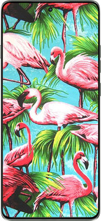 Силиконовый чехол Tropical background для Motorola Edge 60 Pro 5G - 4016u-4020 изображение 