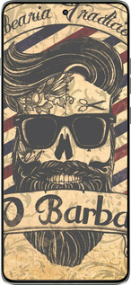 Силиконовый чехол Barber Shop для Motorola Edge 60 Pro 5G - 4097u-4020 изображение 