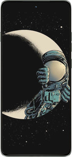 Силиконовый чехол Астронавт для Motorola Edge 60 Pro 5G - 4134u-4020 изображение 