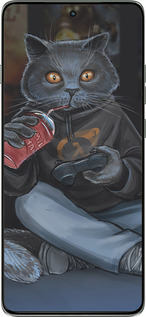 Силіконовий чехол gamer cat для Motorola Edge 60 Pro 5G - 4140u-4020 изображение 