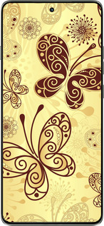 Силиконовый чехол Красивые бабочки для Motorola Edge 60 Pro 5G - 4170u-4020 изображение 