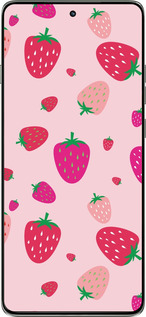 Силиконовый чехол Клубнички для Motorola Edge 60 Pro 5G - 4332u-4020 изображение 