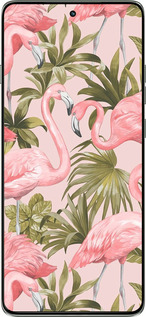 Силиконовый чехол фламинго 2 для Motorola Edge 60 Pro 5G - 4360u-4020 изображение 