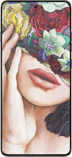 Силиконовый чехол Head Flower для Motorola Edge 60 Pro 5G - 4460u-4020 изображение 