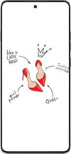 Силіконовий чехол Жінка для Motorola Edge 60 Pro 5G - 4599u-4020 изображение 