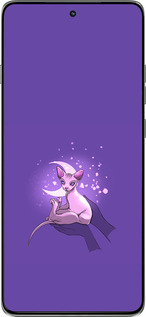 Силиконовый чехол Кот2 для Motorola Edge 60 Pro 5G - 4676u-4020 изображение 