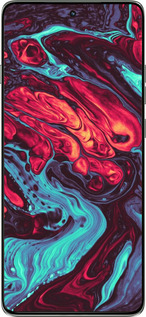 Силиконовый чехол Синяя красная абстакция для Motorola Edge 60 Pro 5G - 5339u-4020 изображение 