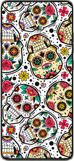 Силіконовий чехол Черепи для Motorola Edge 60 Pro 5G - 5471u-4020 изображение 