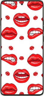 Силіконовий чехол Губи v3 для Motorola Edge 60 Pro 5G - 5477u-4020 изображение 