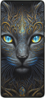 Силиконовый чехол Кошка для Motorola Edge 60 Pro 5G - 5548u-4020 изображение 