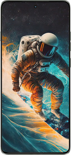 Силиконовый чехол Сноубордист для Motorola Edge 60 Pro 5G - 5604u-4020 изображение 