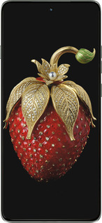 Силиконовый чехол Клубника v3 для Motorola Edge 60 Pro 5G - 5638u-4020 изображение 