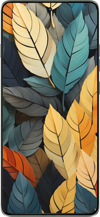 Силиконовый чехол Кольорове листя для Motorola Edge 60 Pro 5G - 5644u-4020 изображение 