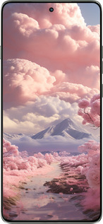 Силіконовий чехол Рожеві хмари для Motorola Edge 60 Pro 5G - 5660u-4020 изображение 