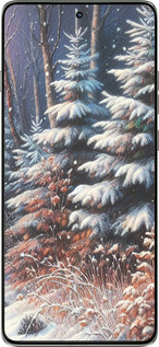 Силиконовый чехол Зимний пейзаж для Motorola Edge 60 Pro 5G - 5814u-4020 изображение 