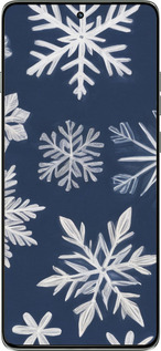 Силиконовый чехол Снежинки для Motorola Edge 60 Pro 5G - 5821u-4020 изображение 