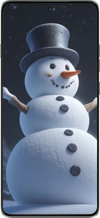 Силиконовый чехол Снеговик для Motorola Edge 60 Pro 5G - 5826u-4020 изображение 