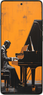 Силиконовый чехол Чехол для телефона Мужчина за Роялем для Motorola Edge 60 Pro 5G - 5938u-4020 изображение 