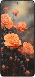 Силіконовий чехол Оранжеві троянди для Motorola Edge 60 Pro 5G - 5944u-4020 изображение 