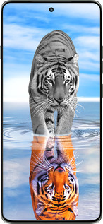 Силіконовий чехол Тигр для Motorola Edge 60 Pro 5G - 6016u-4020 изображение 