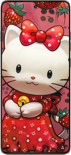 Силиконовый чехол hello kitty1 для Motorola Edge 60 Pro 5G - 6036u-4020 изображение 