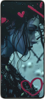 Силиконовый чехол XO Love v2 для Motorola Edge 60 Pro 5G - 6057u-4020 изображение 