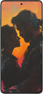 Силиконовый чехол Любовь на полотне для Motorola Edge 60 Pro 5G - 6067u-4020 изображение 