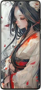 Силиконовый чехол Кицуне для Motorola Edge 60 Pro 5G - 6073u-4020 изображение 