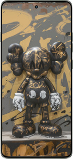 Силиконовый чехол Bronze kaws для Motorola Edge 60 Pro 5G - 6097u-4020 изображение 